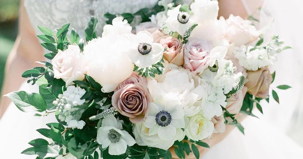 Custom floral arrangement design process